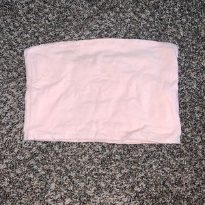 Pink tube top